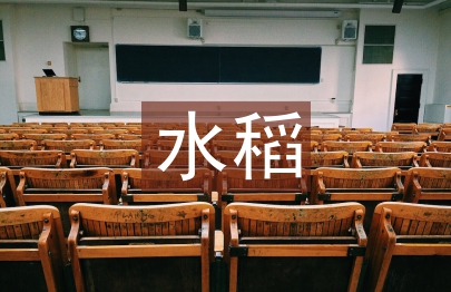 水稻生產技術標準